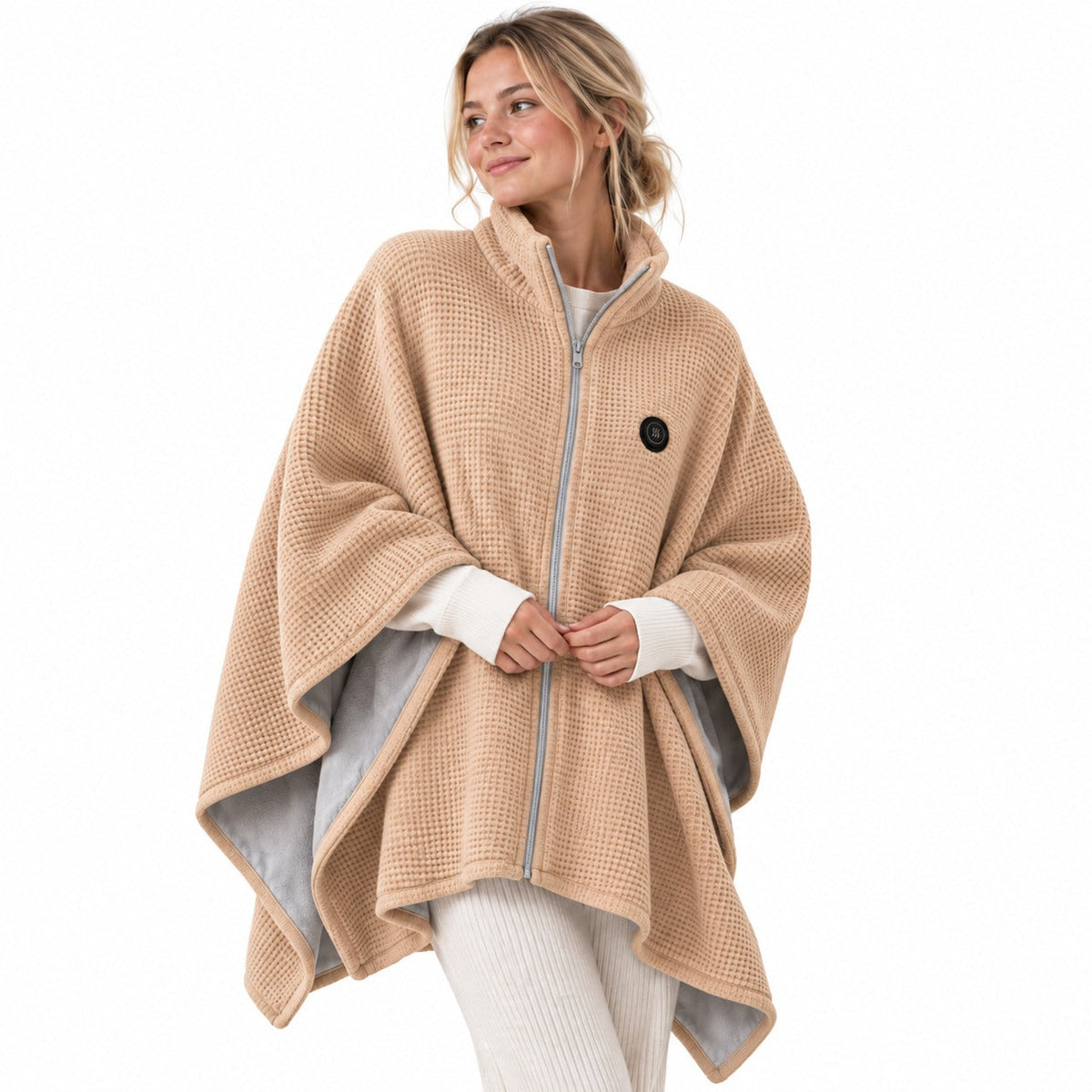 Wearable Heated Blanket Shawl – USB-Powered - Image 1