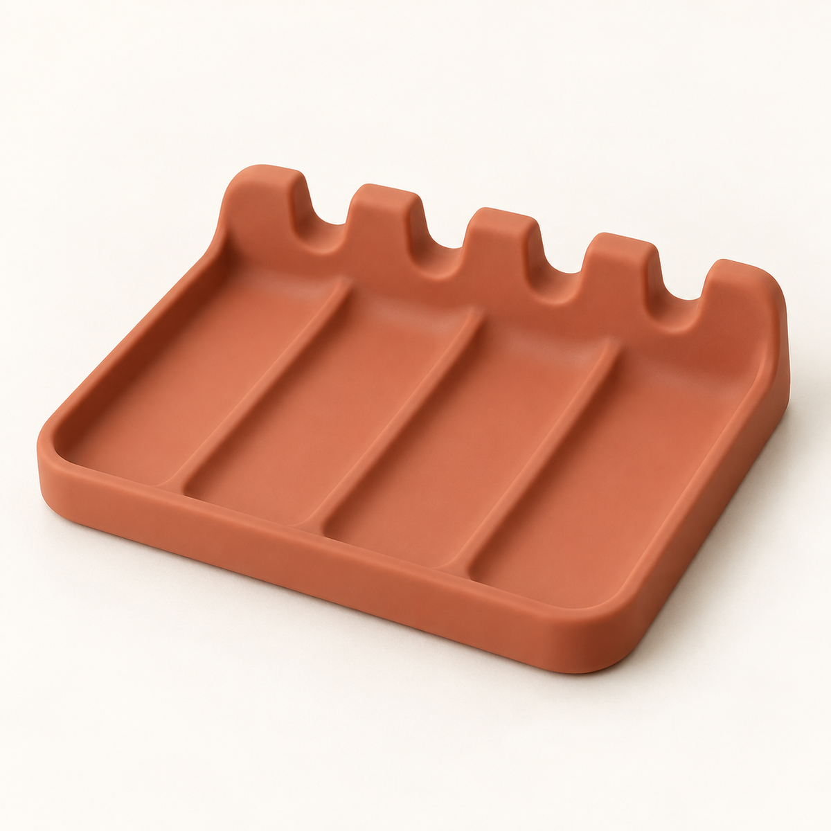 🍳 Gift-Worthy | Calm Countertop Organization | Versatile Silicone Utensil Rest