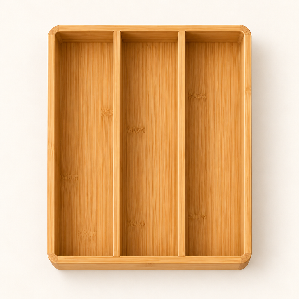 🥢 Gift-Worthy | Warm Bamboo Drawer Organization | Timeless Kitchen Storage
