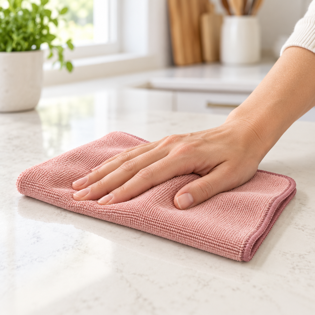 🫧 Gift-Worthy | Soft Blush Everyday Care | Reusable Cleaning Cloth