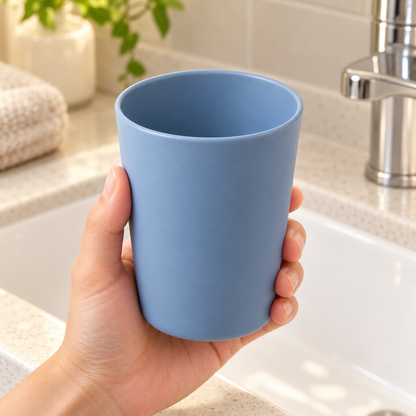 🚿 Gift-Worthy | Calm Everyday Bathroom Comfort | Minimalist Rinsing Cup