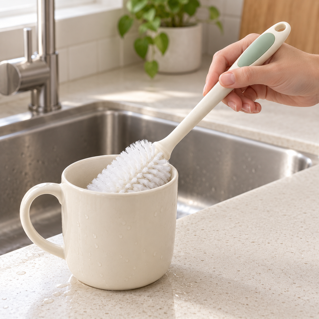 🪷 Gift-Worthy | Fresh Daily Bottle Care | Versatile Kitchen Brush