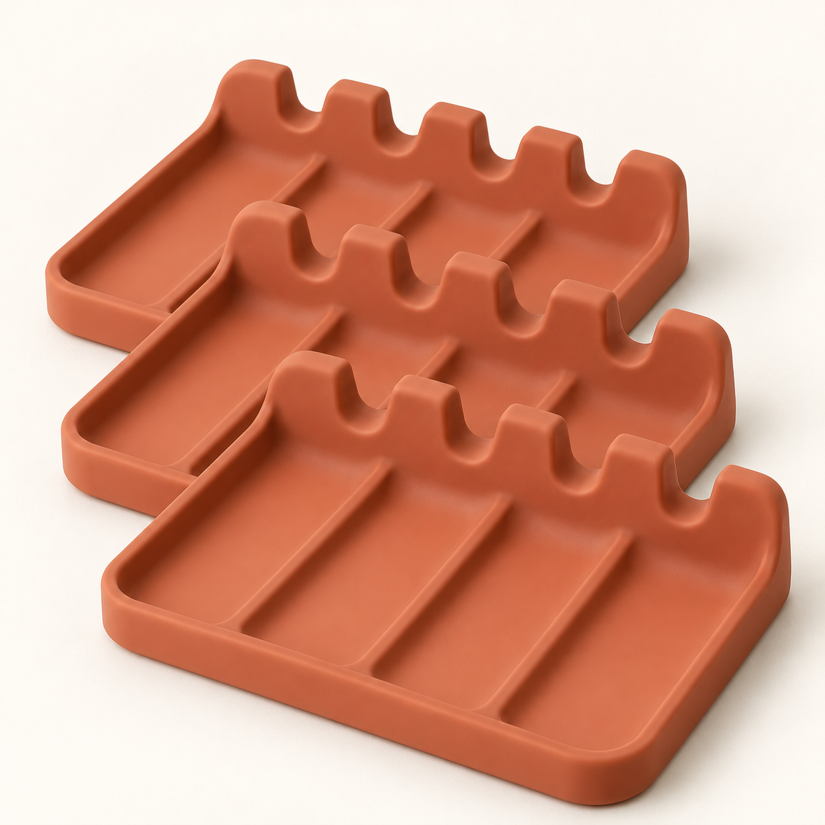 🍳 Gift-Worthy | Calm Countertop Organization | Versatile Silicone Utensil Rest