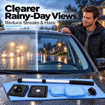 Dual-Side Magnetic Windshield Cleaner — Streak-Free Glass Kit - Image 8