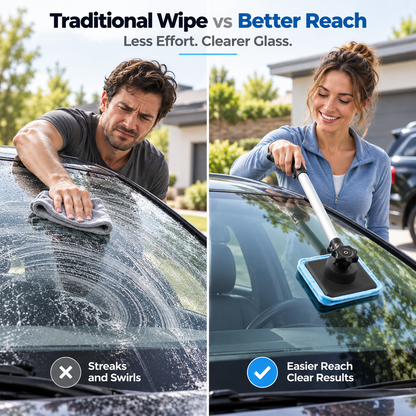 Dual-Side Magnetic Windshield Cleaner — Streak-Free Glass Kit - Image 2