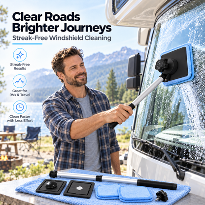 Dual-Side Magnetic Windshield Cleaner — Streak-Free Glass Kit - Image 3