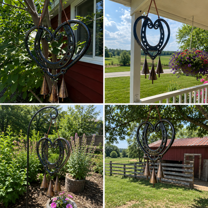 The Horseshoe Heart Wind Chime ❤🐎 ( by Jordan Maynard®) - Image 14
