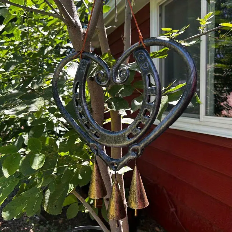 The Horseshoe Heart Wind Chime ❤🐎 ( by Jordan Maynard®) - Image 1
