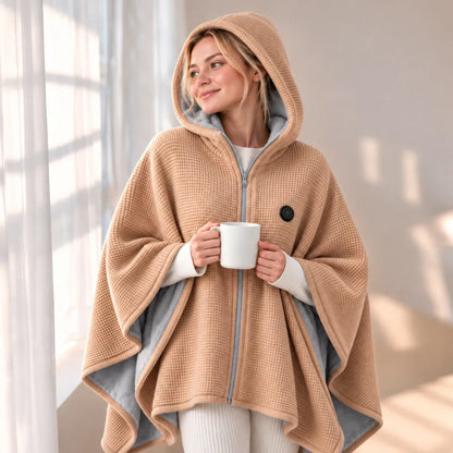 Wearable Heated Blanket Shawl – USB-Powered - Image 11