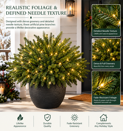 Enchanted Evergreen Pine with Lights - Image 8