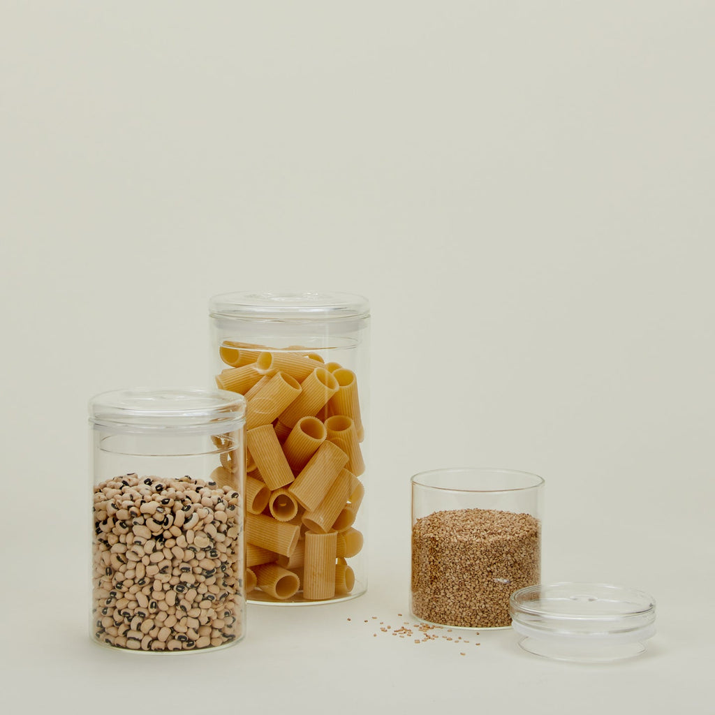 🍃 Gift-Worthy | Clear Glass Storage Elegance | Everyday Pantry Container