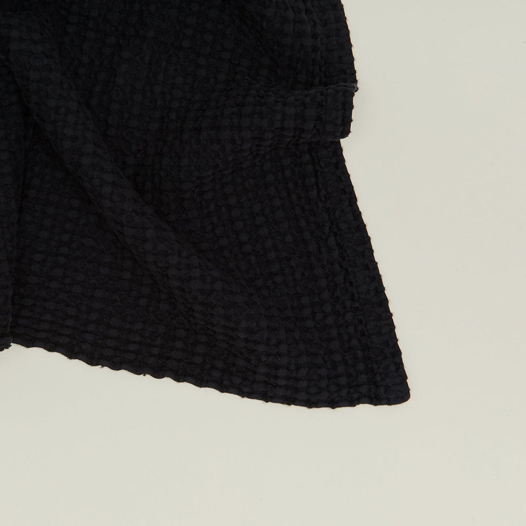 🛁 Gift-Worthy | Soft Black Waffle Comfort | Everyday Cotton Towel
