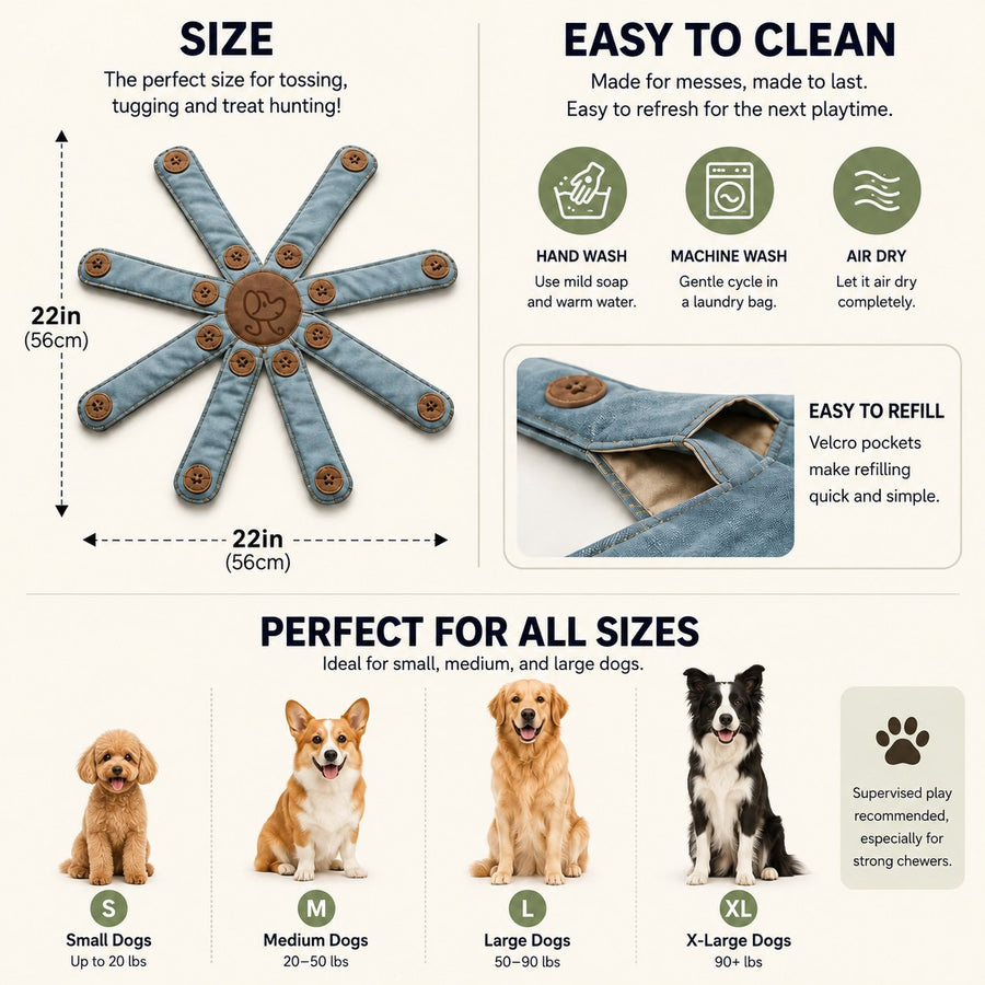 Virelunepets™ Dogtopus – Treat-Hunt Enrichment Toy - Image 8