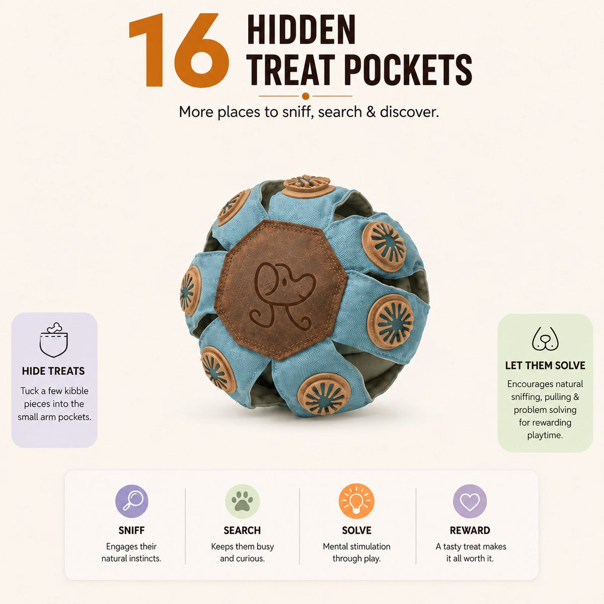 Virelunepets™ Dogtopus – Treat-Hunt Enrichment Toy - Image 4