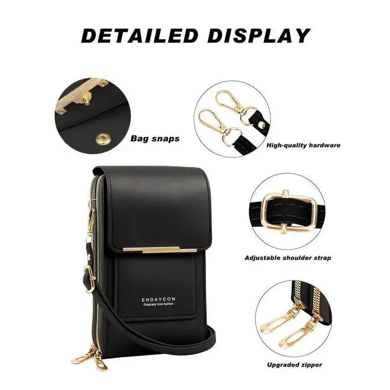 🔥Last Day Buy 1 Get 1 Free $14.99 Each🔥Simple And Elegant Women's Touchscreen Crossbody Phone Wallet - Image 6