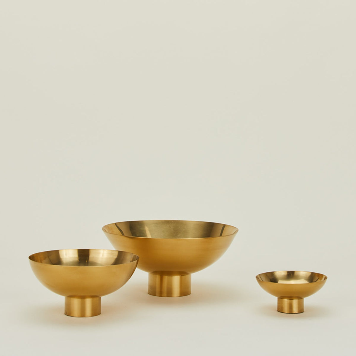 🎁 Gift-Worthy | Warm Golden Sculptural Elegance | Timeless Footed Bowl